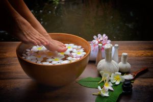 Foot Bath and Massage